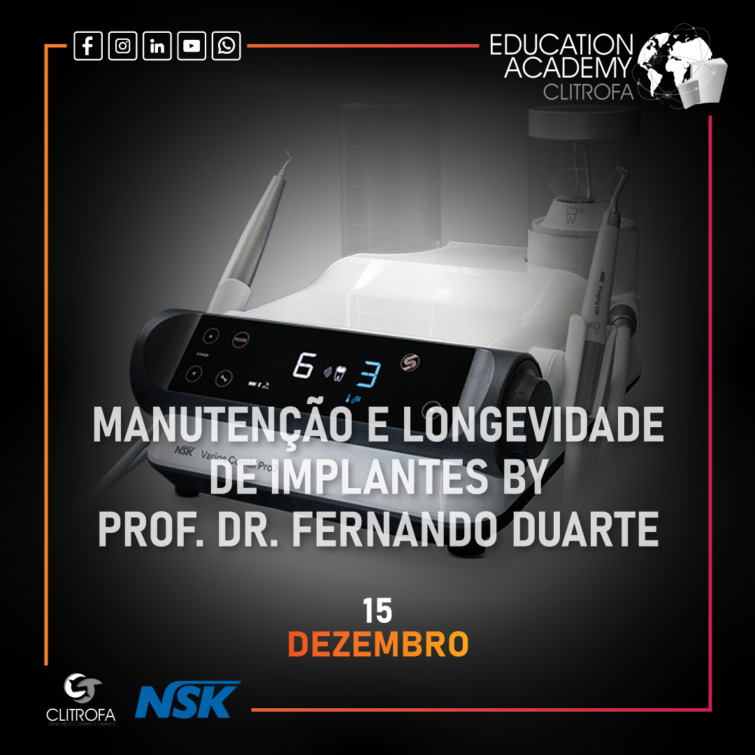 Manutenção e Longevidade de Implantes by Prof. Dr. Fernando Duarte