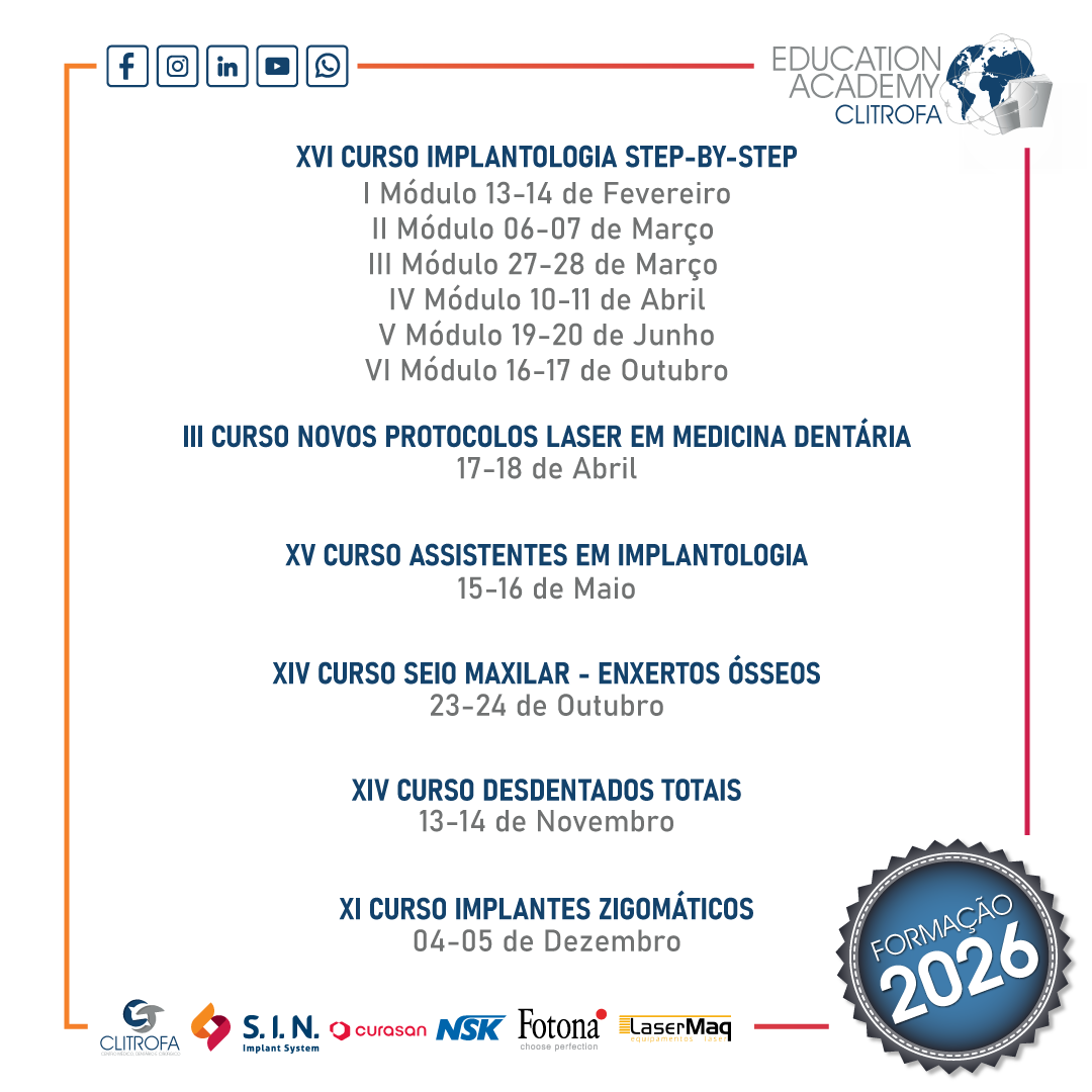 Programa Formação - Clitrofa Education Academy 2026 Programa Formação - Clitrofa Education Academy 2026